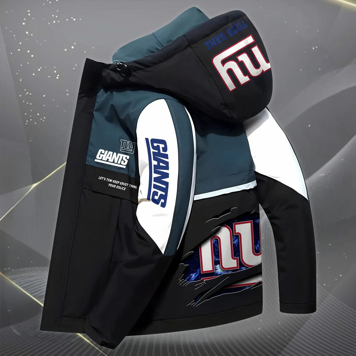 New York Giants Outdoor Windproof Jacket SPTOWPJK057