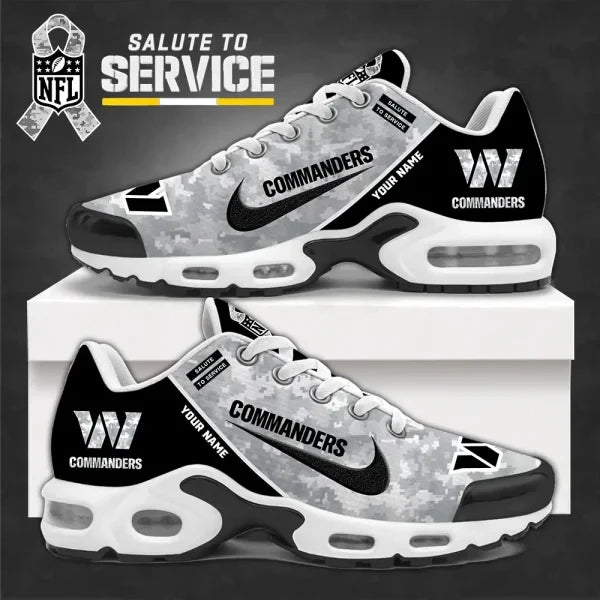 SPTBGTN564-Washington Commanders Personalized Plus  Sneakers