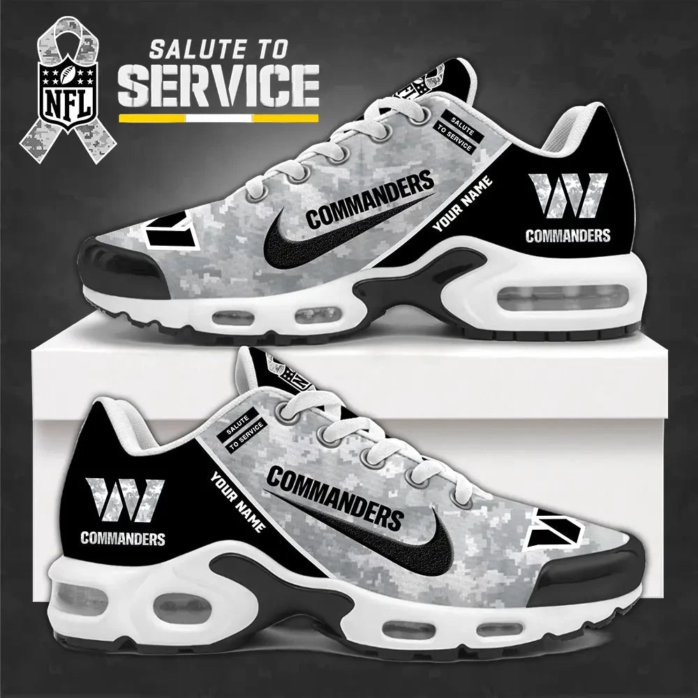 SPTBGTN564-Washington Commanders Personalized Plus  Sneakers