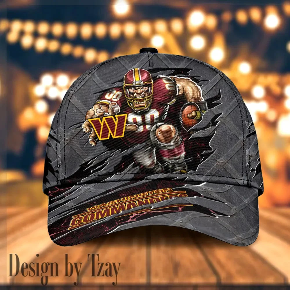 Washington Commanders Hat Cap Youth Strap Back New Design 2026 AZCCAP675