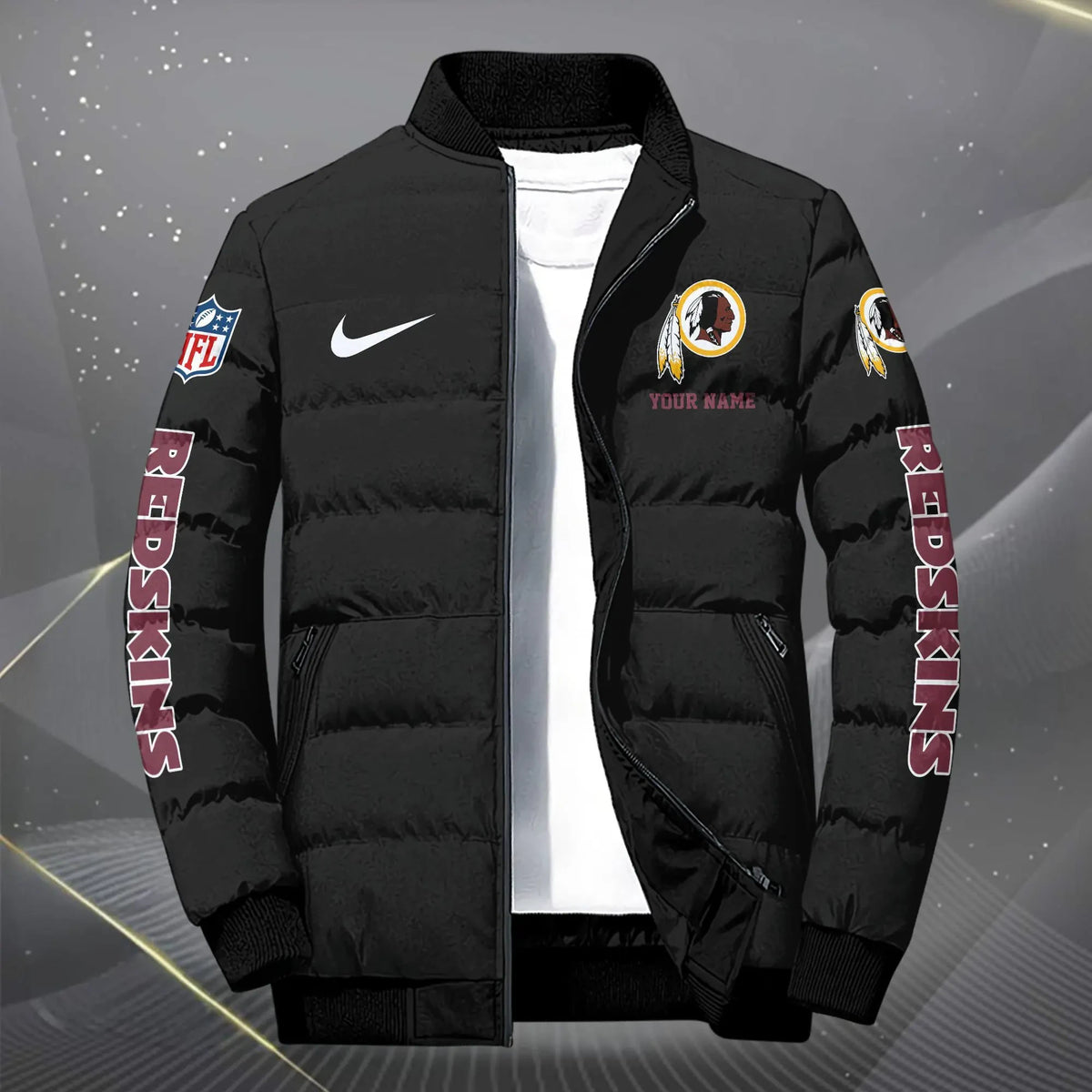 NFL Washington Redskins Puffer Jacket  PUJA-F3A0I5