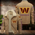 Washington Commanders Men's Thickened Corduroy Jacket ANZANZTCJ032