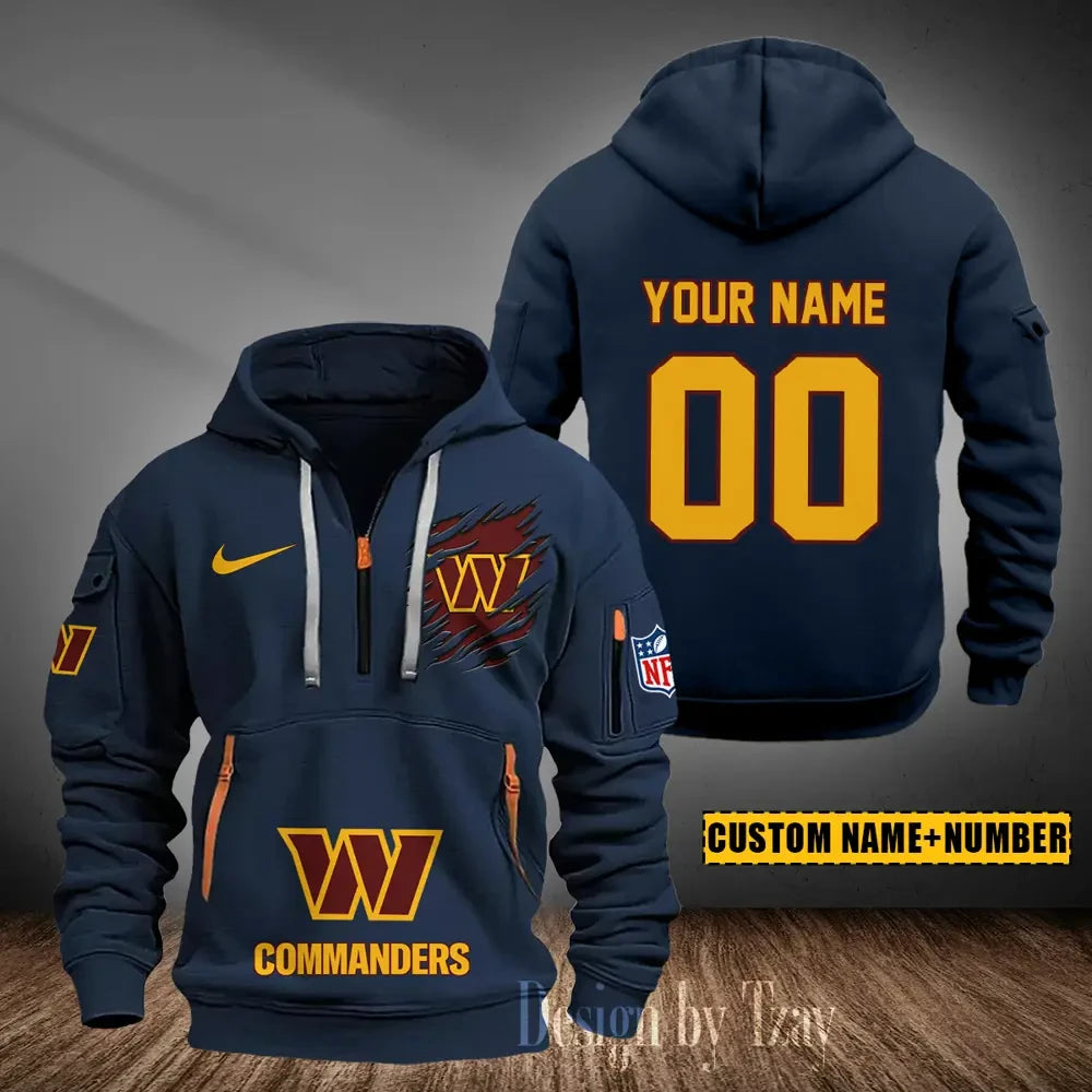 Washington Commanders Heavy Fleece Pullover Hoodie AZHEAVYHD453