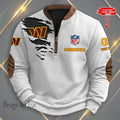 Washington Commanders Premium Personalized Game-Day Quarter-Zip S9MPZNS064