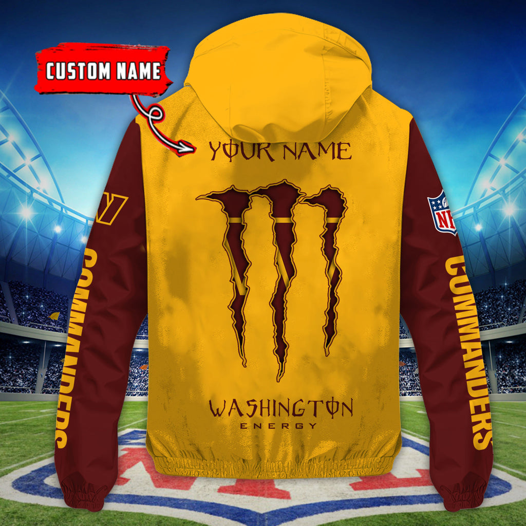 Washington Commanders Custom Windbreaker Outdoor Jacket Sport Fan Gift SPTWJACKET064