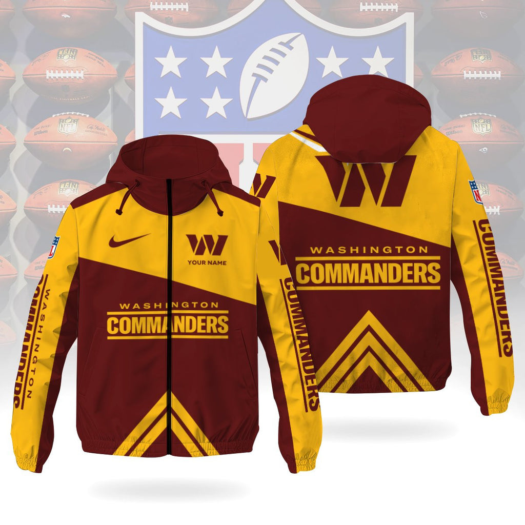 Washington Commanders Custom Windbreaker Outdoor Jacket Sport Fan Gift SPTWJACKET032