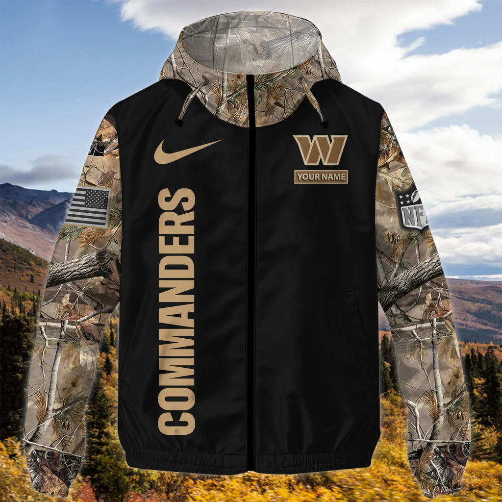 Washington Commanders Custom Windbreaker Outdoor Jacket Sport Fan Gift SPTWJACKET096