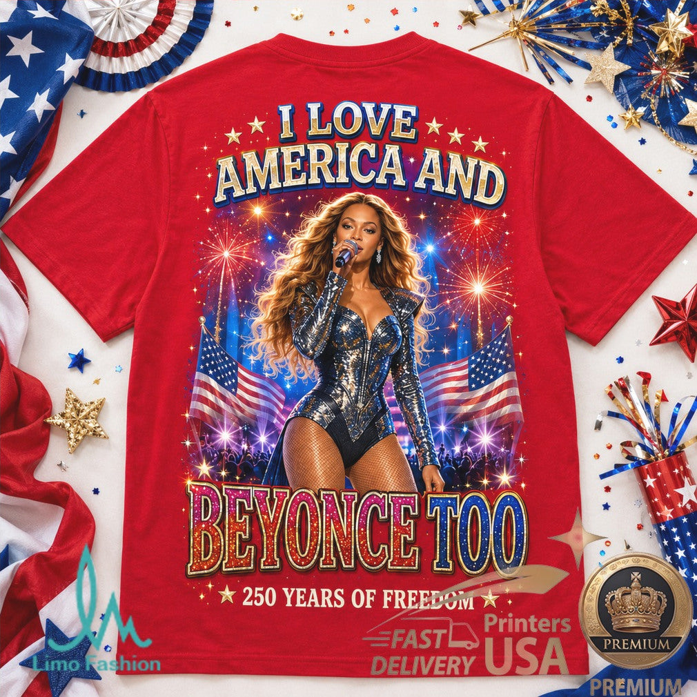 Beyonce America 250 Years Of Freedom Concert Graphic Shirt - Limotees LLC