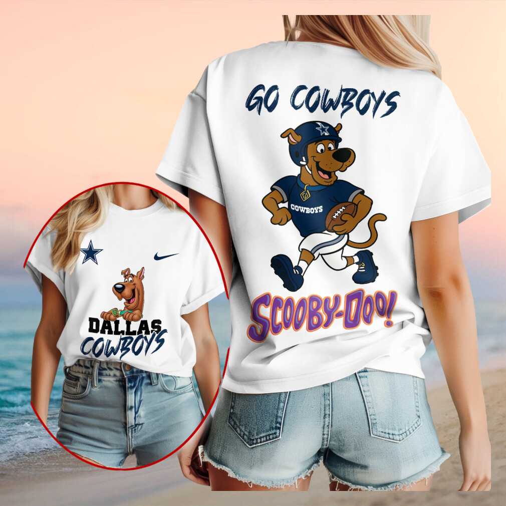 Dallas Cowboys Scooby Doo Football Cartoon Mascot Shirt - Limotees LLC