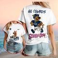 Dallas Cowboys Scooby Doo Football Cartoon Mascot Shirt - Limotees LLC