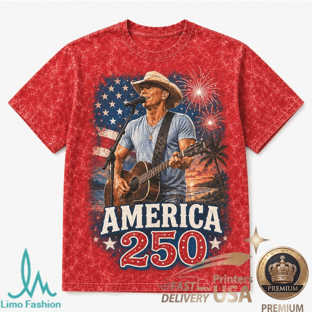 Kenny Chesney America 250 Years Of Freedom Concert Shirt - Limotees LLC