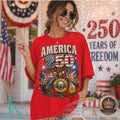 Guns N Roses America 250 Years Of Freedom Patriotic Rock Shirt