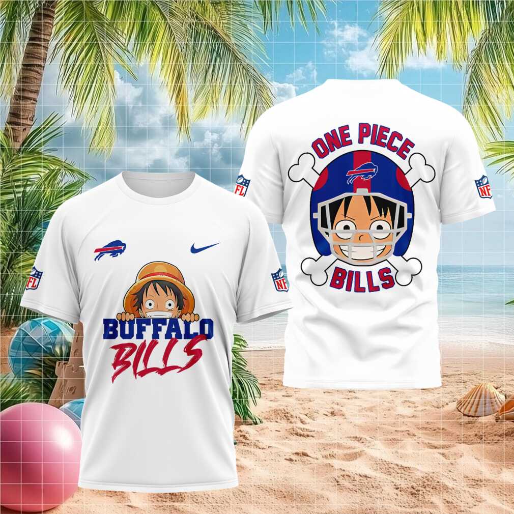 Buffalo Bills One Piece Luffy Anime Football Shirt - Limotees LLC