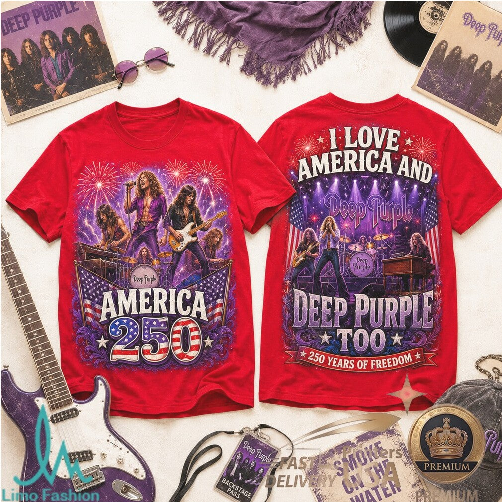 Deep Purple America 250 Years Of Freedom Rock Music Shirt - Limotees LLC