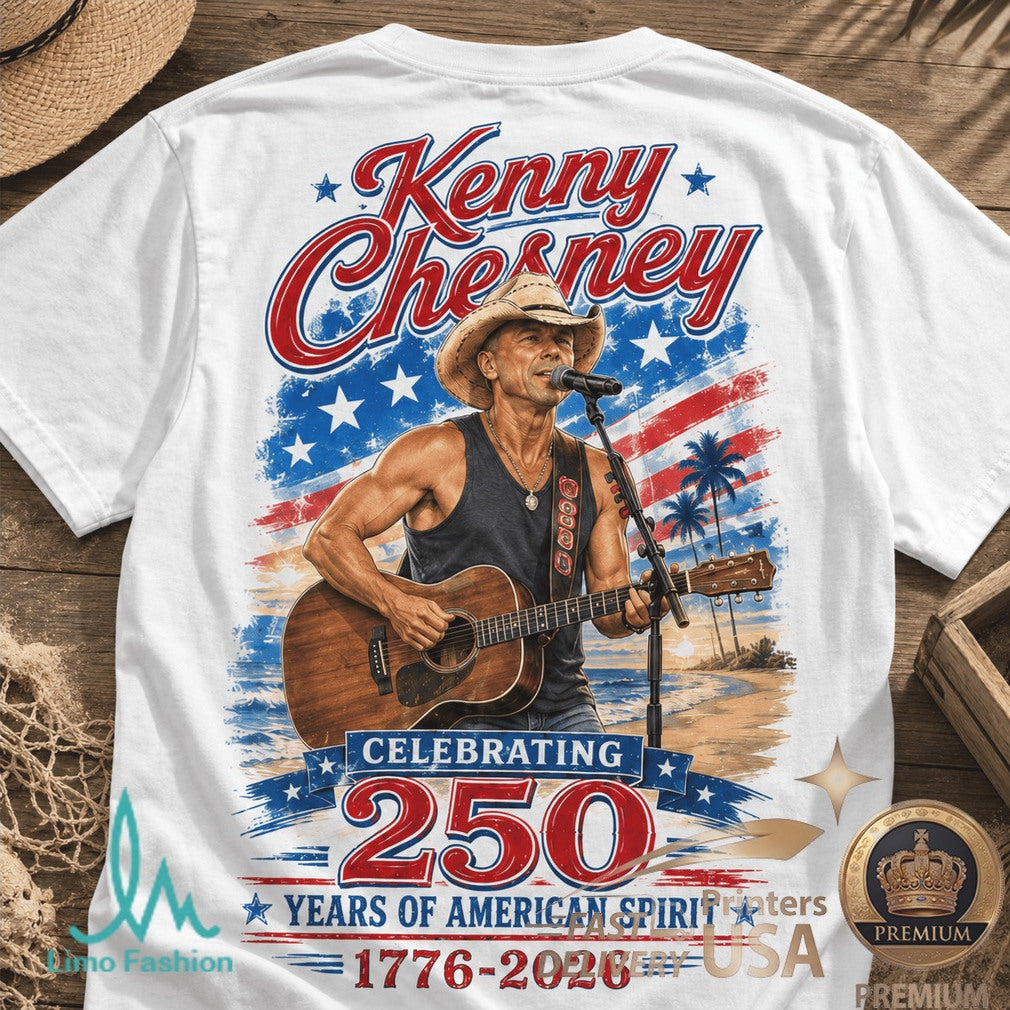 Kenny Chesney America 250 Years 1776 2026 Country Music Beach Shirt