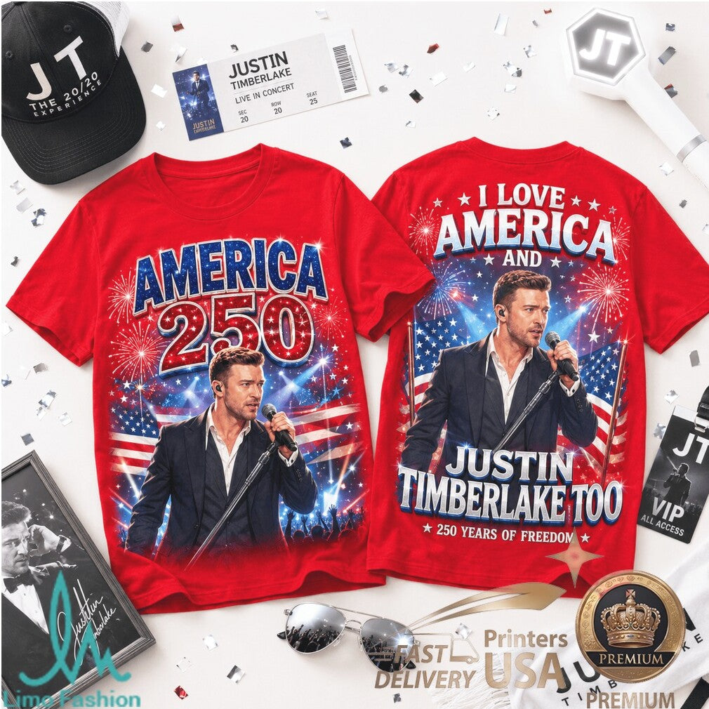Justin Timberlake Taylor Swift Madonna America 250 Music Icon Shirt - Limotees LLC