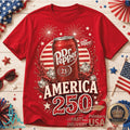 Dr Pepper America 250 Years Of Freedom Vintage Soda Graphic Shirt