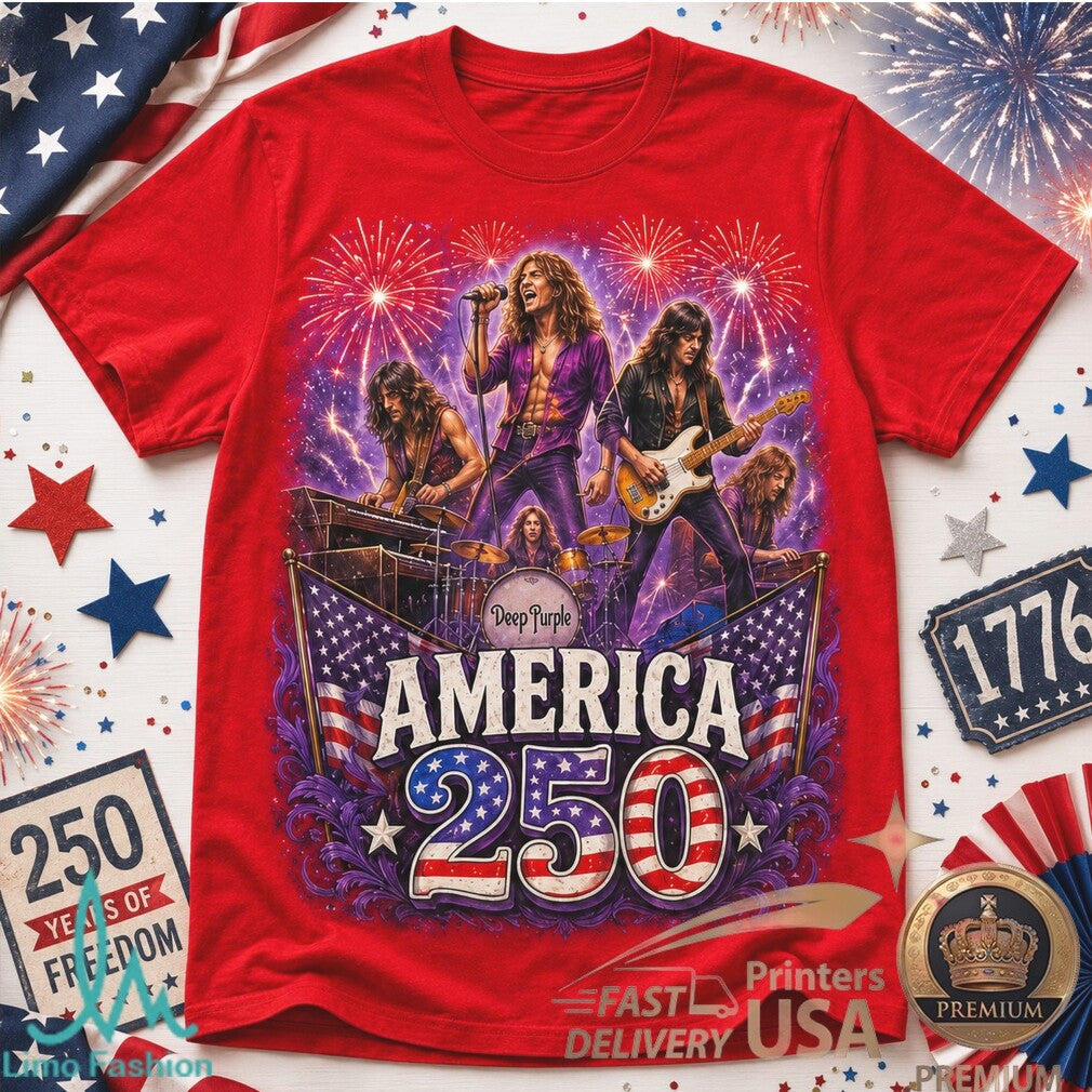 Deep Purple America 250 Years Of Freedom Rock Music Shirt - Limotees LLC