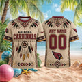 Arizona Cardinals Native Dreamcatcher Feather Shirt - Limotees LLC