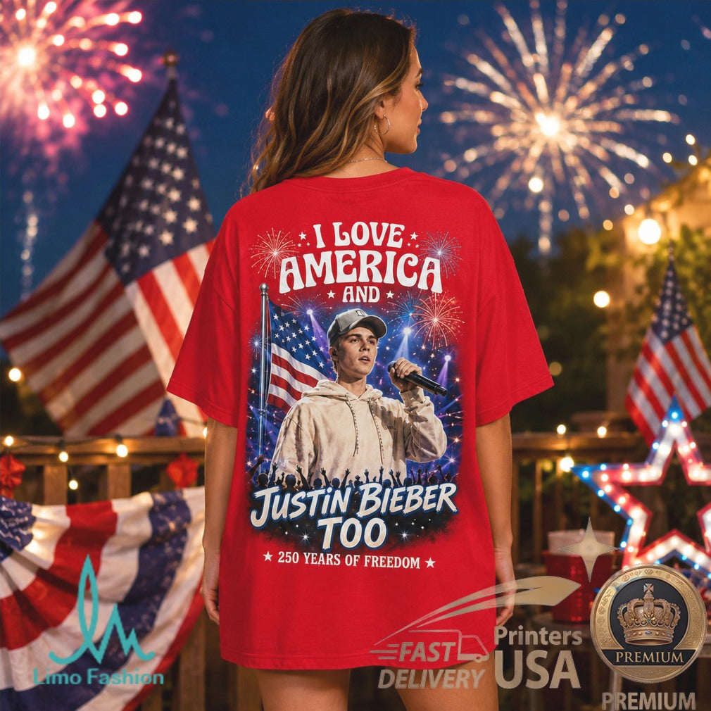 Justin Bieber America 250 Years Of Freedom Patriotic Concert Shirt - Limotees LLC