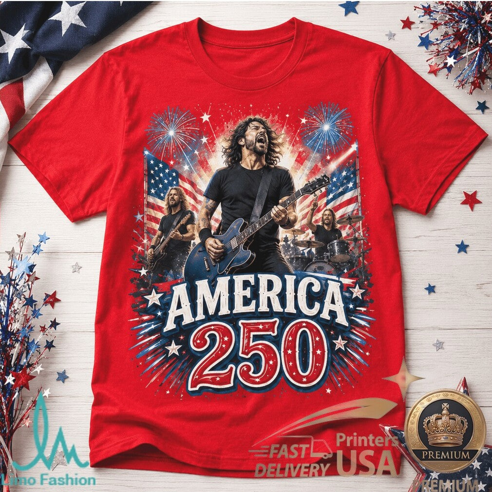 Foo Fighters America 250 Years Of Freedom Concert Shirt - Limotees LLC