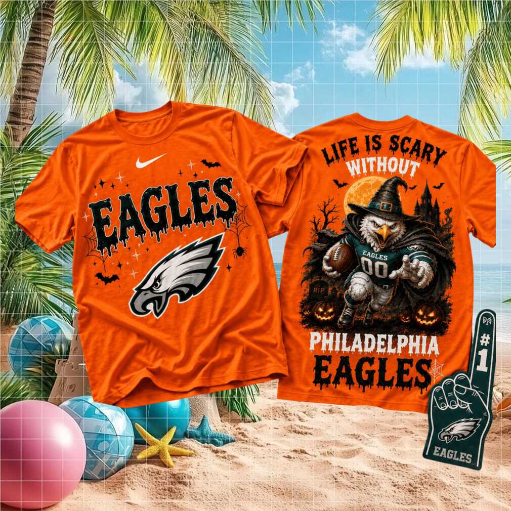 Philadelphia Eagles Halloween Witch Eagle Scary Football Shirt - Limotees LLC