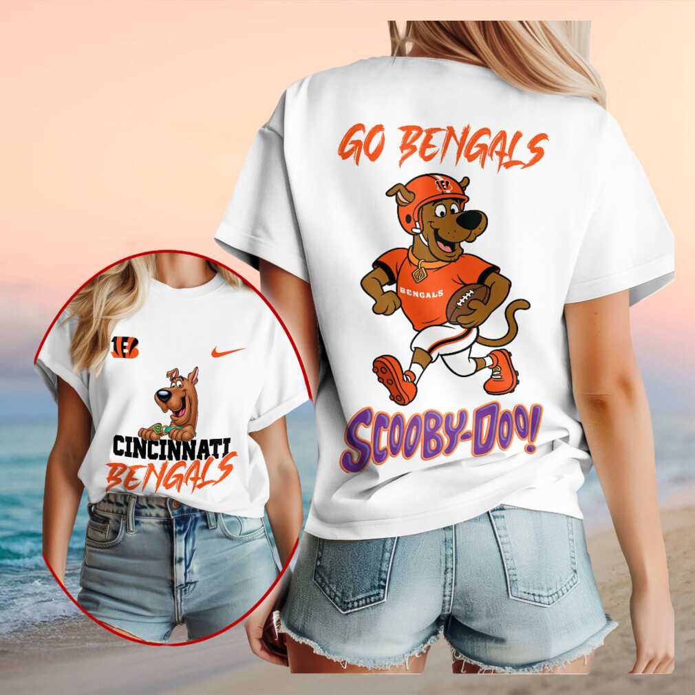 Cincinnati Bengals Scooby Doo Football Cartoon Character Shirt